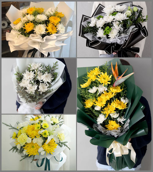 河北沧州泊头市白事花束代送